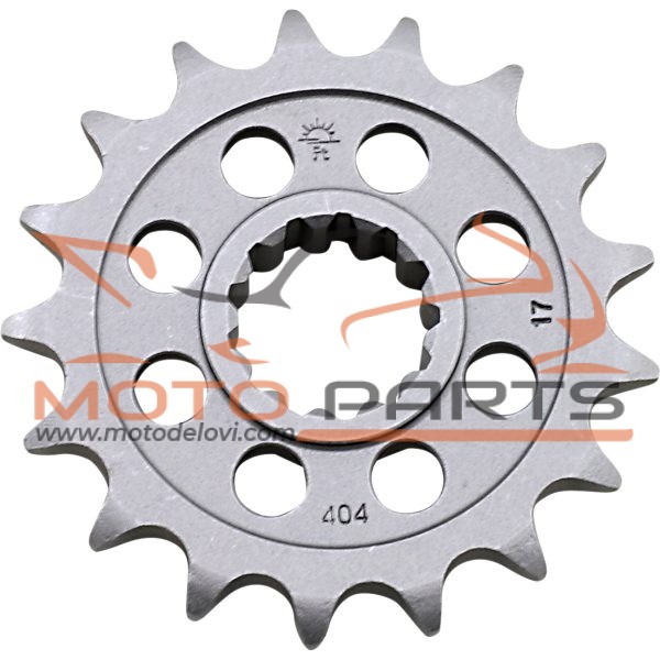 JTF404.17 FRONT REPLACEMENT SPROCKET 17 TEETH 525 PITCH NATURAL CHROMOLY STEEL ALLOY