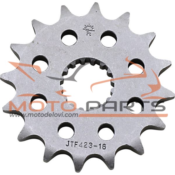 JTF423.16 FRONT REPLACEMENT SPROCKET 16 TEETH 530 PITCH NATURAL STEEL