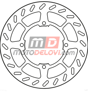 GOLDFREN KOCIONI DISK KAWASAKI PREDJNJI GF1216-F2