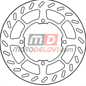 GOLDFREN KOCIONI DISK KAWASAKI PREDJNJI GF1216-F2