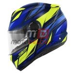 KACIGA KAPPA CROSS KV32F FLIP UP PLAVO ŽUTA